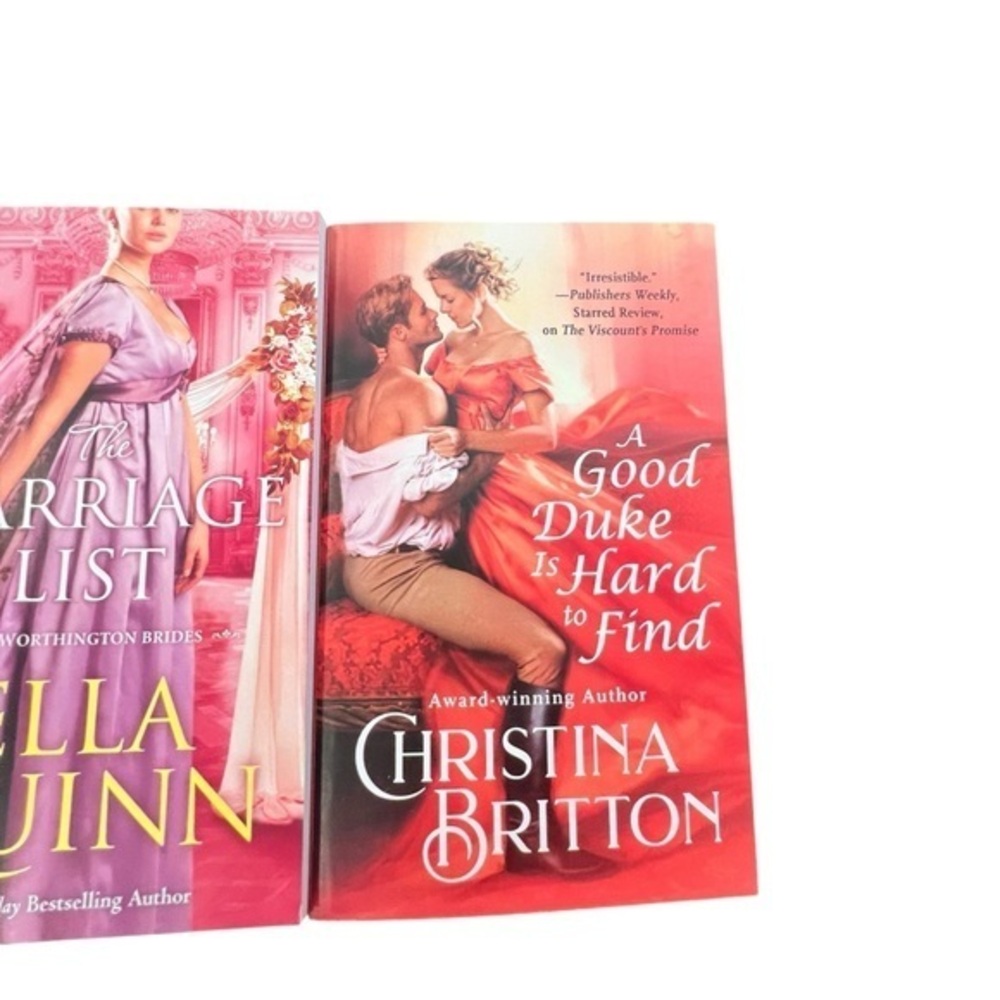 Bundle 2 Regency Romance Books: The Marriage List‎ / A Good Duke Is Hard To Find - Picture 3 of 6